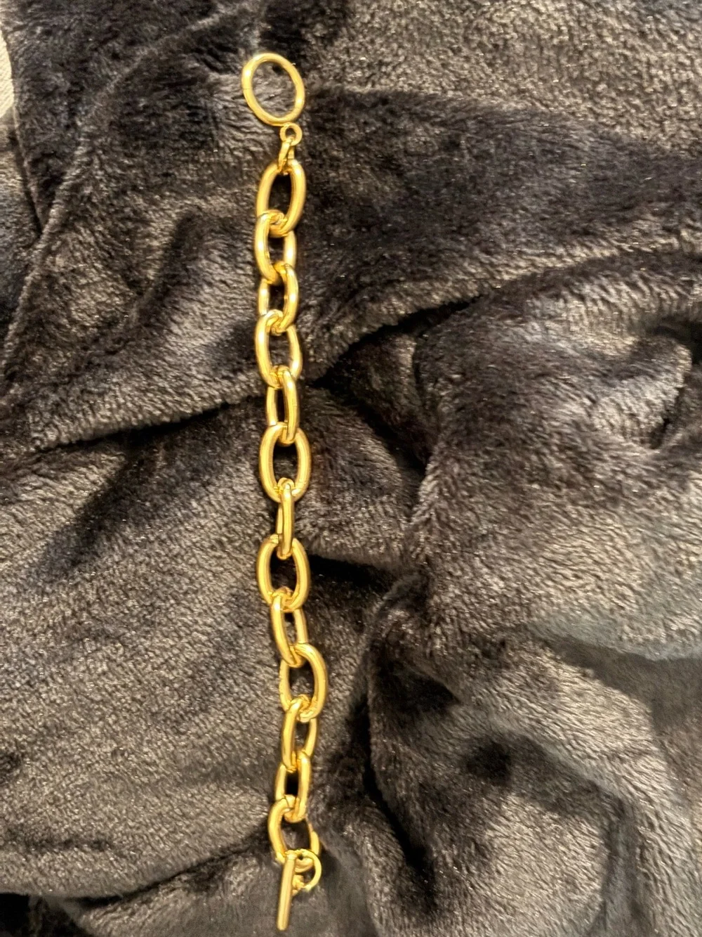 Louise Carter Gold-tone Link Toggle Bracelet